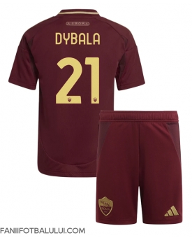 AS Roma Paulo Dybala #21 Echipament de Fotbal Replică 2024-25 Copii Acasa (+ Șorturi)